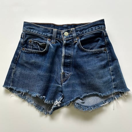 60's Levi's 501 "Big E" Denim Short Pants (fits W26)