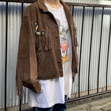 90's～ HOUSTON Suede Leather Jacket