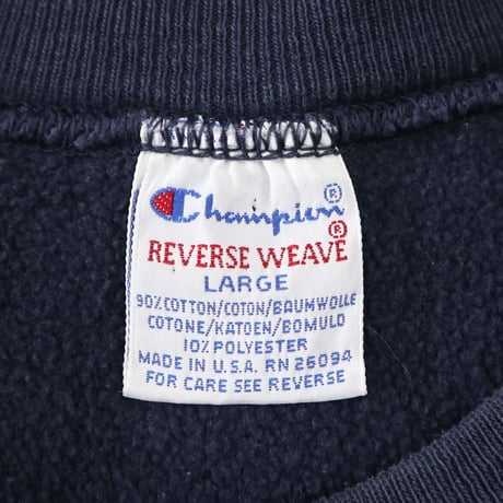 90's CHAMPION RW SWEAT "UW EAU CLAIRE" Lサイズ USA製