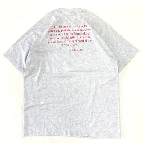 90's Hanes "He Did It" "両面" Tシャツ XLサイズ USA製