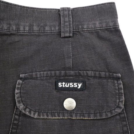 90's OLD STUSSY "Rip Stop" Short Pants W32 USA製
