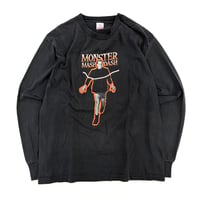 90's Fruit of the loom "Franken" "両面" LS Tシャツ Lサイズ USA製