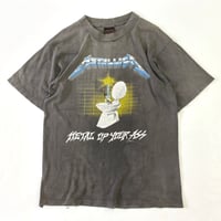 "Super Black Fade" 80’s Metallica "Metal Up Your Ass" "両面" Tシャツ Lサイズ USA製