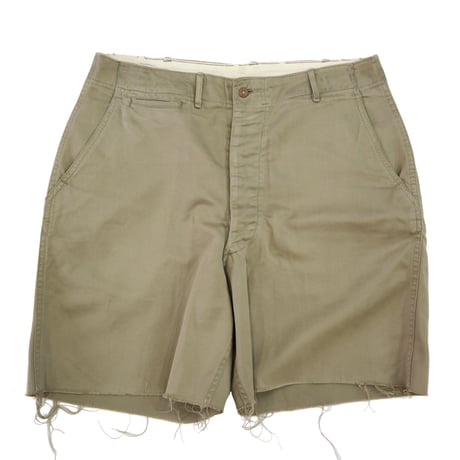 40's～ US ARMY "M-45" "Cut Off" Cotton Chino Trousers
