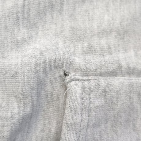 90's CHAMPION RW SWEAT PARKA 染み込み プリント Grey XXLサイズ USA製