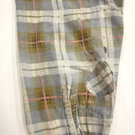 "junk boro" 50's～60's Penney's Print Flannel Shirt Mサイズ
