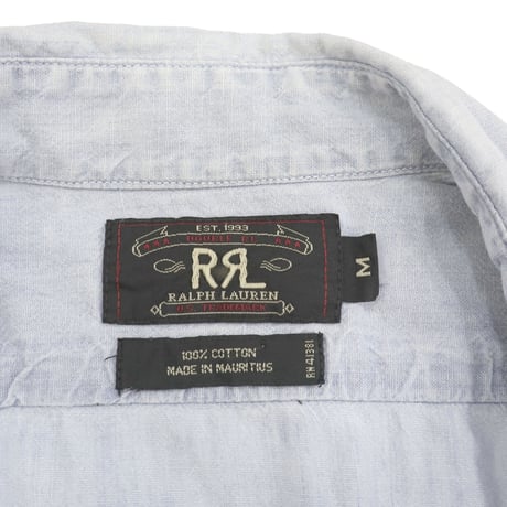 90's Ralph Lauren "RRL" Chambray Shirt Mサイズ