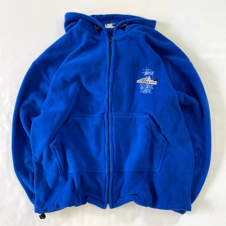 "Rare" 90s OLD STUSSY "Old Skool" Fleece Parka USA製