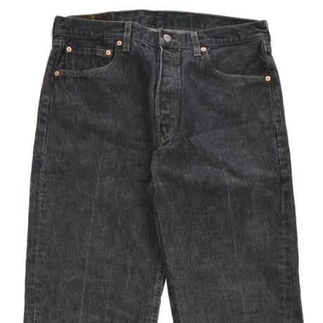90's Levi's 501 "先染め" Black Denim Pants W34 USA製