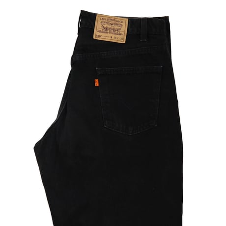 90's Levi's 550 "Super Black" Denim Pants W38 USA製