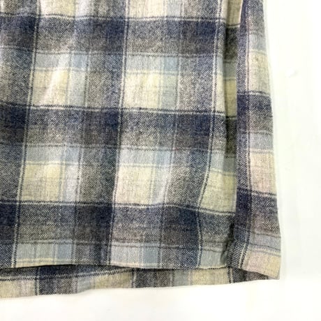"Big Size" 70's Pendleton Wool Plaid Board Shirt XLサイズ USA製