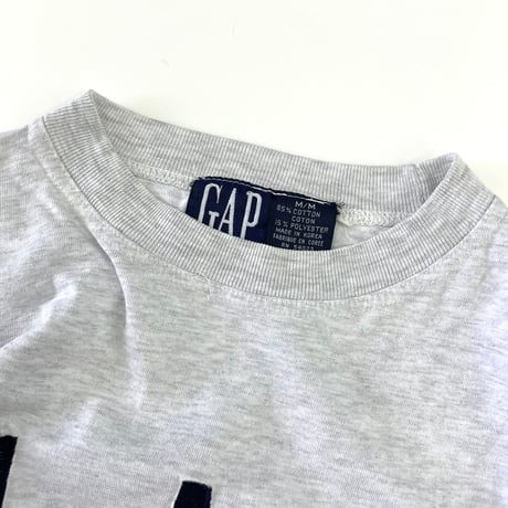 90's OLD GAP "Embroidery Logo" Tシャツ Mサイズ