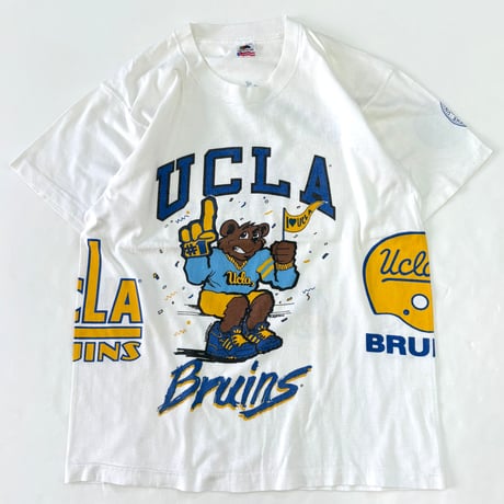 ～90's Fruit of the loom "UCLA BRUINS" "マルチ" Tシャツ Lサイズ USA製