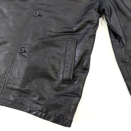 00's OLD GAP Leather Car Coat Mサイズ