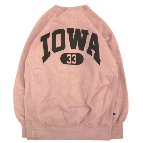 80's CHAMPION RW SWEAT "IOWA 33" "Over Dye" XXLサイズ USA製