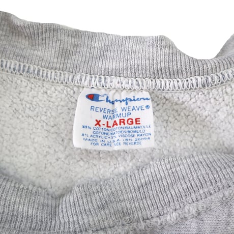 80's CHAMPION RW SWEAT "BLAIR FOOTBALL" "Water Print" XLサイズ USA製