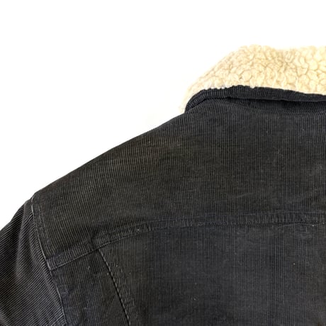 "Big Size" 70's Levi's 70605 1517 "Big E" Corduroy Sherpa Jacket 46 USA製