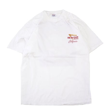 00's Hanes "In-N-Out Burger" "両面" Tシャツ  XXLサイズ
