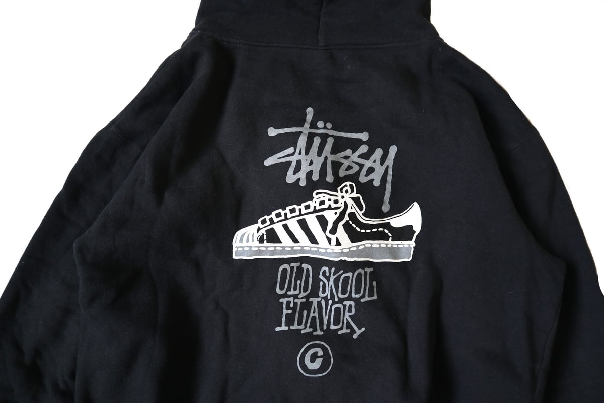 90's後期~ STUSSY フルジップ スウェットパーカー