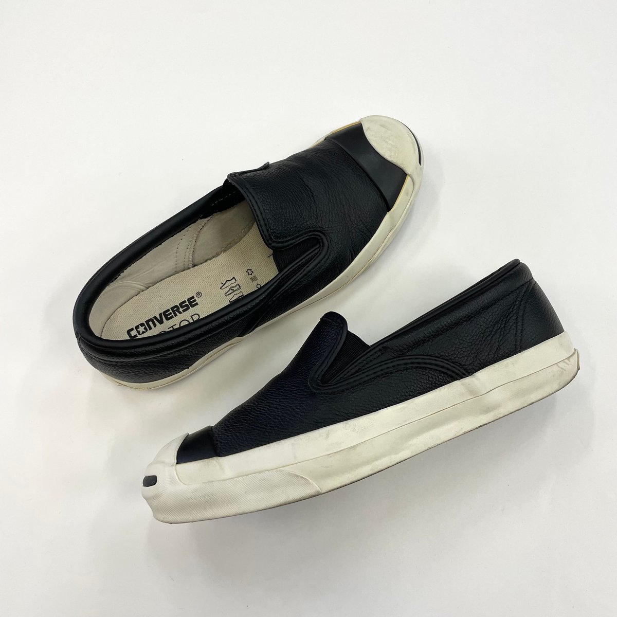 Converse×BIOTOP Leather Jack Purcell SLIP ON US