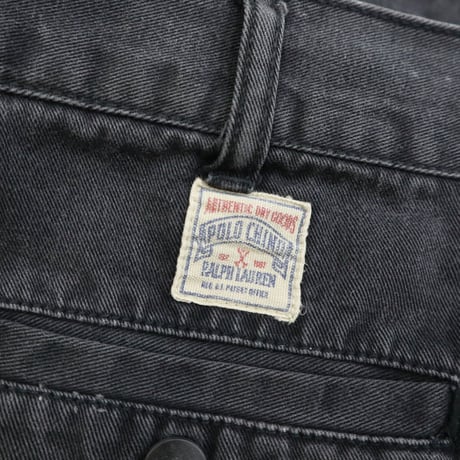 90's～ Polo Ralph Lauren "Black" Chino Cargo Short Pants W33