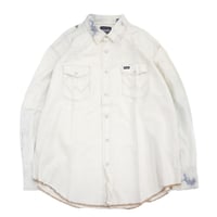 90's～ Wrangler "Bleach" Denim Western Shirt XXLサイズ