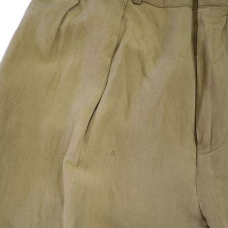 90's～ Polo Ralph Lauren "No Pony" "Linen Silk" 2tuck Pants W33