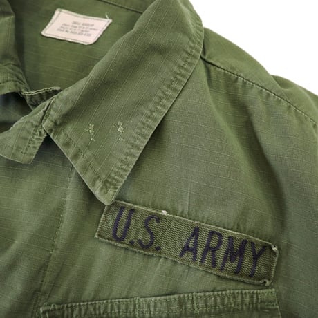 60's US ARMY Jungle Fatigue Jacket 4th SMALL REGULAR
