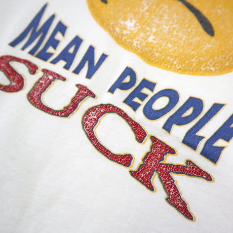 90's Hanes "Mean People Suck☺" Tシャツ Lサイズ