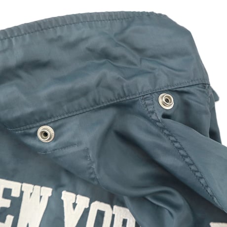 80's～90's sports casual wear "Yankees" 両面 ワッペン ナイロン コーチ ジャケット