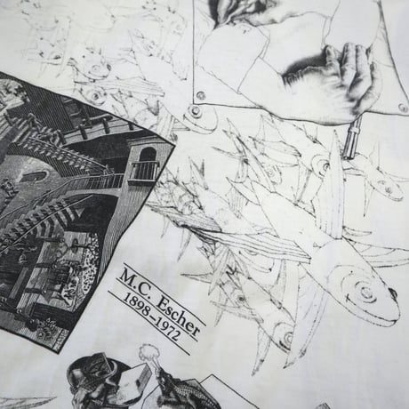 90's ANDAZIA "M.C. Escher Multi" Tシャツ XLサイズ USA製