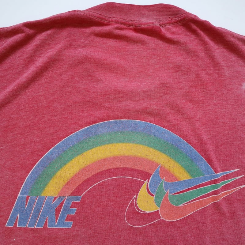【超希少デッドストック】80年代 Nike レインボーロゴ Tシャツ Lサイズ