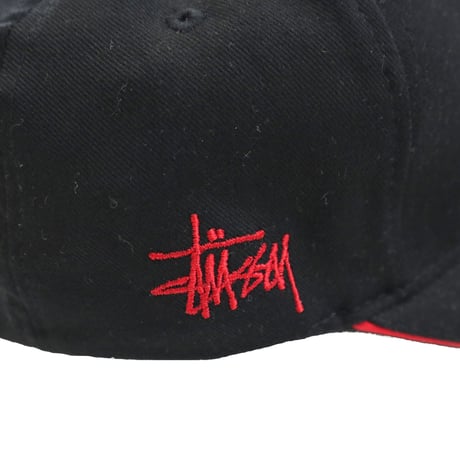 90's OLD STUSSY "Kanji&Stock Logo" 6-Panel Cap