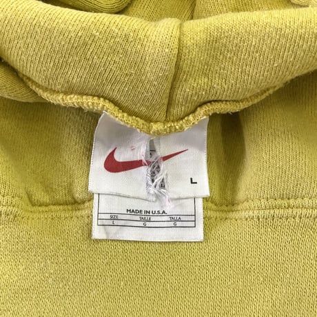 "Special Color" 90's NIKE "Small Center Swoosh" Sweat Parka Lサイズ USA製