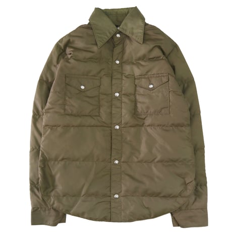 70's THE NORTH FACE "茶タグ" Goose Down Shirt Jacket Sサイズ USA製