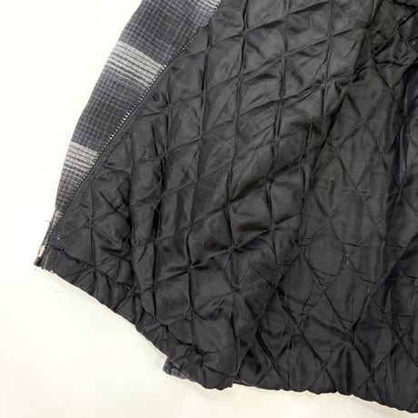 ～00's Dickies "Quilting Lined" Check Flannel F/Z Shirt Parka Lサイズ