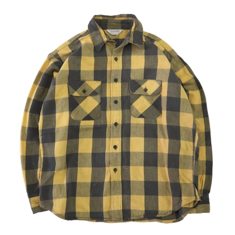 "Rare Color" 70's～ FIVE BROTHER Check Flannel Shirt XLサイズ USA製