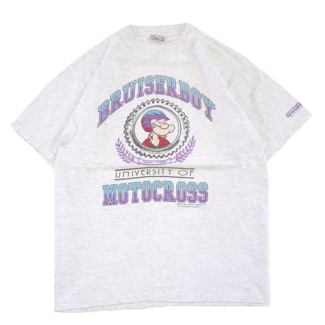 90's ONEITA "POPEYE" プリント Tシャツ 霜降りグレー Lサイズ