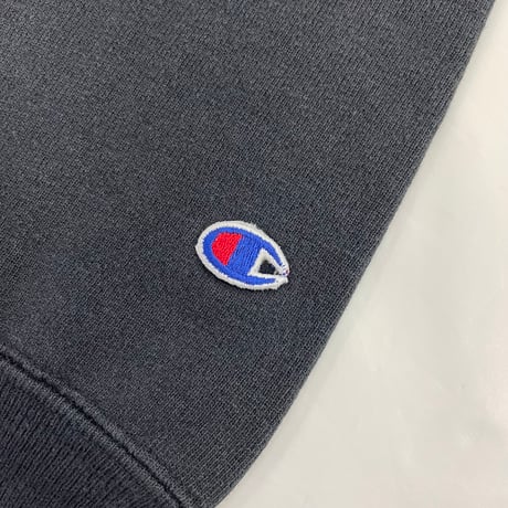 90's CHAMPION RW SWEAT "Back Script Print" "Black" Mサイズ USA製