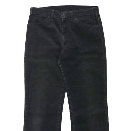80's Levi's 519 "1558 Black" Corduroy Pants W33 USA製