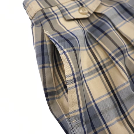 "Women's" ～90's DAKS LONDON 2tuck Check Culottes