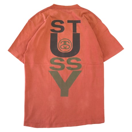 80's～90's OLD STUSSY 黒タグ Tシャツ Lサイズ USA製