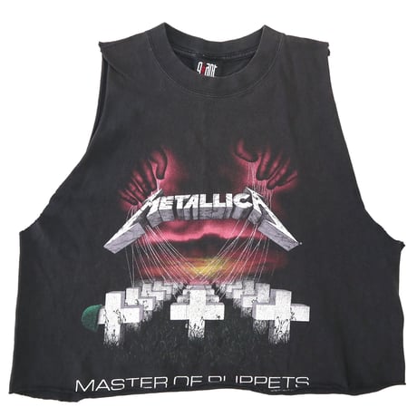 80's～90's giant "METALLICA" 両面 プリント カットオフ Tシャツ
