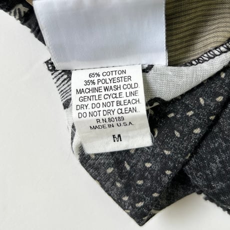 ～00's Print Chiffon Culottes USA製