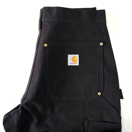 Deadstock 00's Carhartt "Black" "Double Knee" Duck Painter Pants W31 USA製