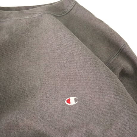 "Rare Color" 90's CHAMPION RW SWEAT Solid Charcoal Lサイズ USA製