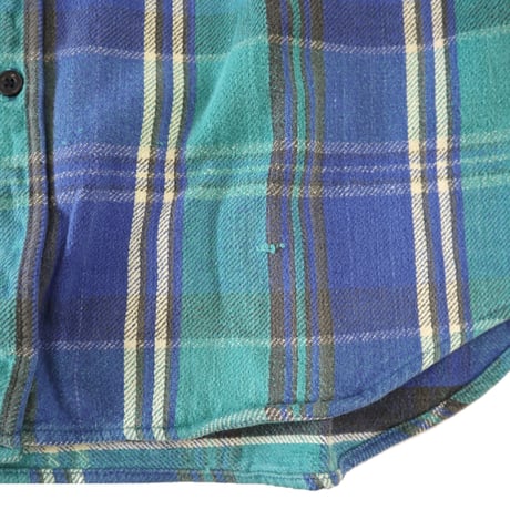 "Good Color" 90's～00's FIVE BROTHER Check Flannel Shirt Lサイズ