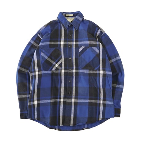 "Good Color" 80's～ ST John's Bay×BIG MAC Check Flannel Shirt Lサイズ USA製