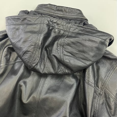 90's～ JUN MEN Sheep Leather Half Coat