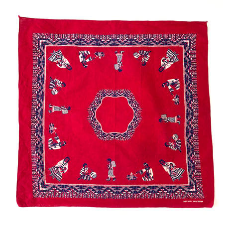 60's～ "Indian/Cross" RN14193 All Cotton Bandana (sold separately)